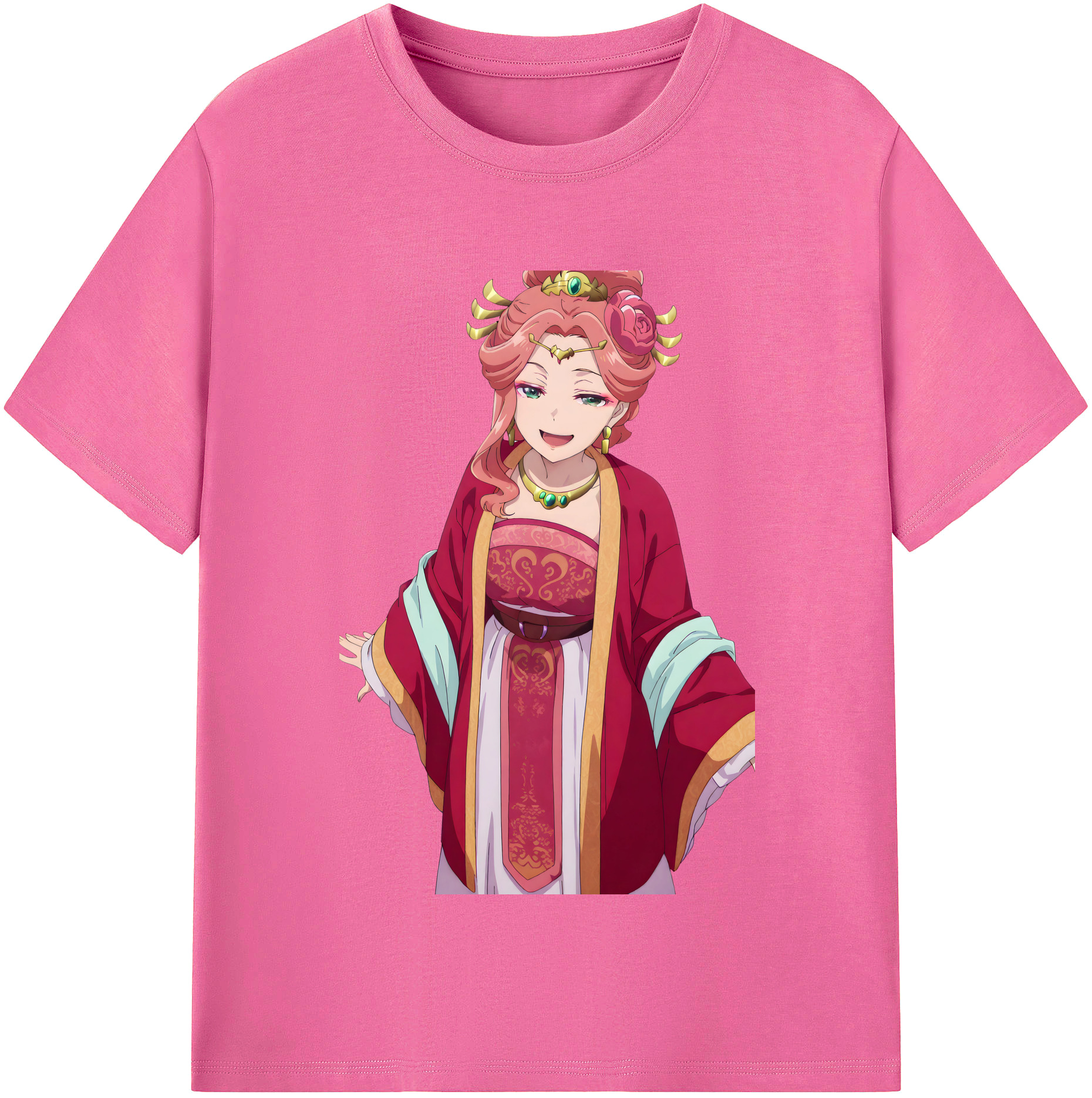 （画像用） 薬屋のひとりごと The Apothecary Diaries レディースカジュアルプリントTシャツ（綿100％）